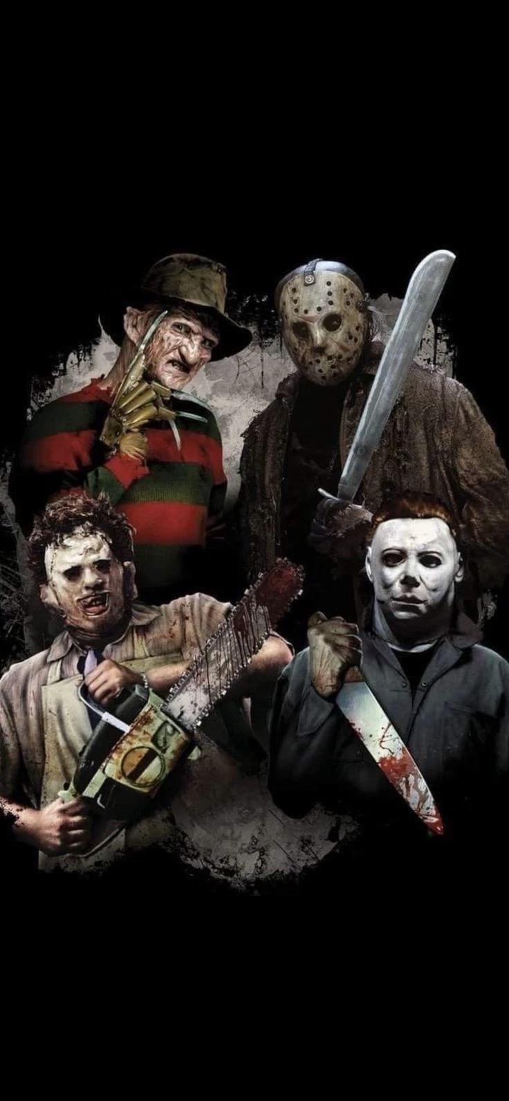 Freddy Krueger and Jason Voorhees and Michael Myers and Thomas Hewitt  thumbnail
