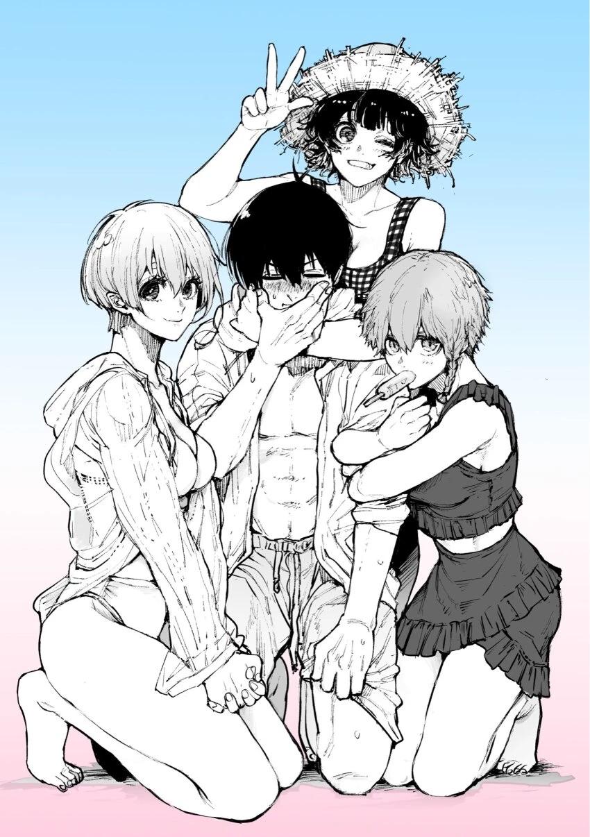 Isagi x kurona x hiori x bachira thumbnail