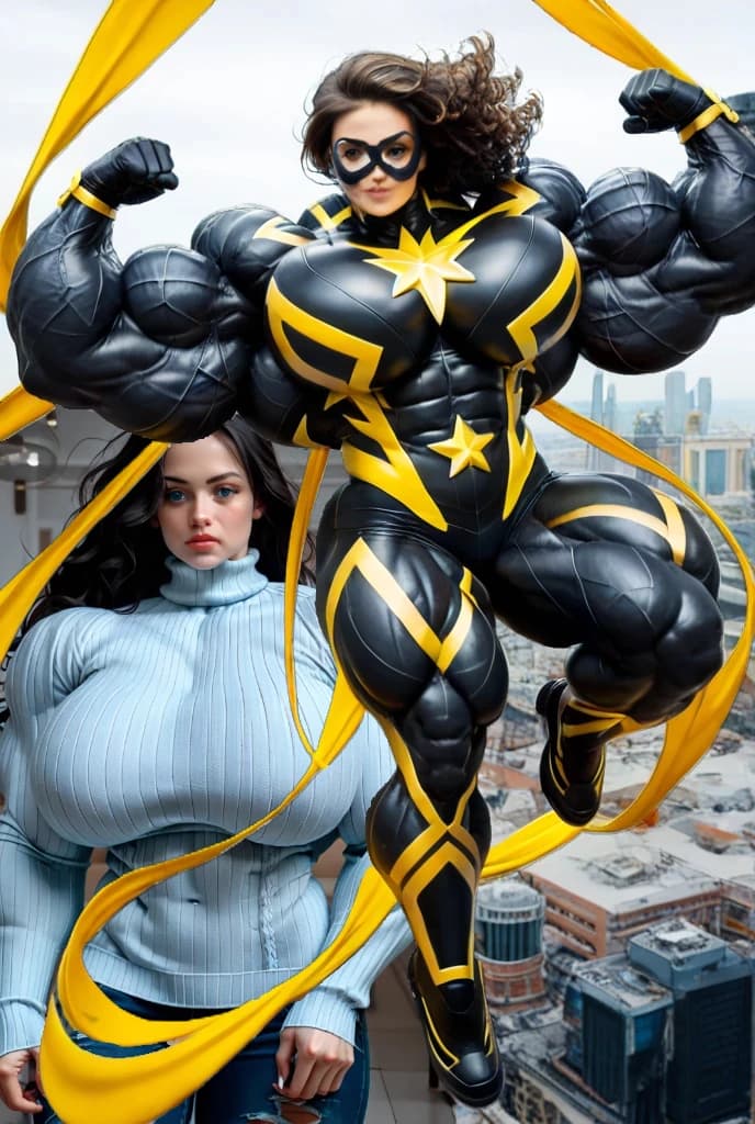 Big girlfriend is Bigger superhero thumbnail