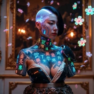 Kiri Neon - still living Trophy even if just a bust with head thumbnail