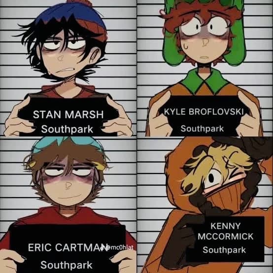 Stan, Cartman, Kyle, and Kenny from ☆SOUTH PARK☆ thumbnail