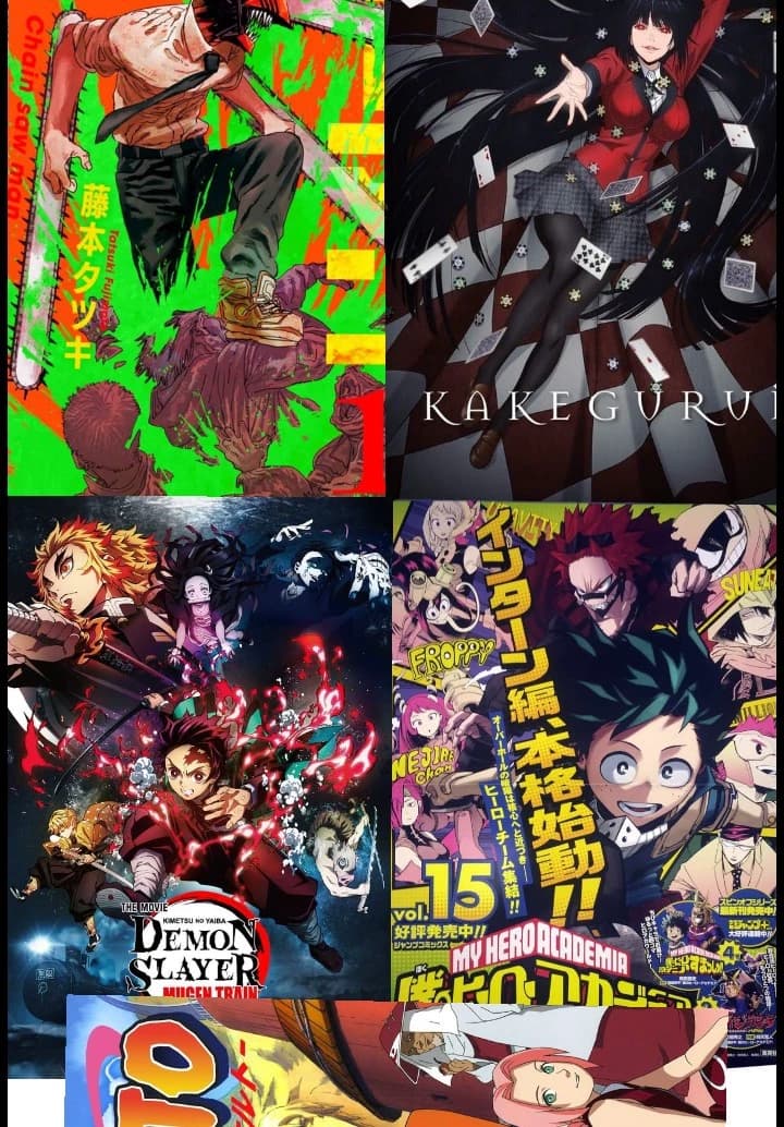 \[ Chainsaw Man kakegurui demon Slayer my hero academi} thumbnail