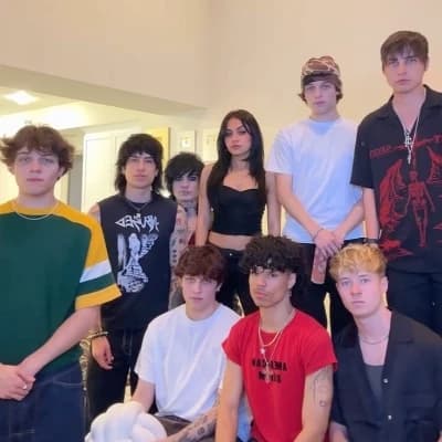 Tiktok group (larry, matt, chris, nick, Johnnie, jake, tara, sam and colby) thumbnail