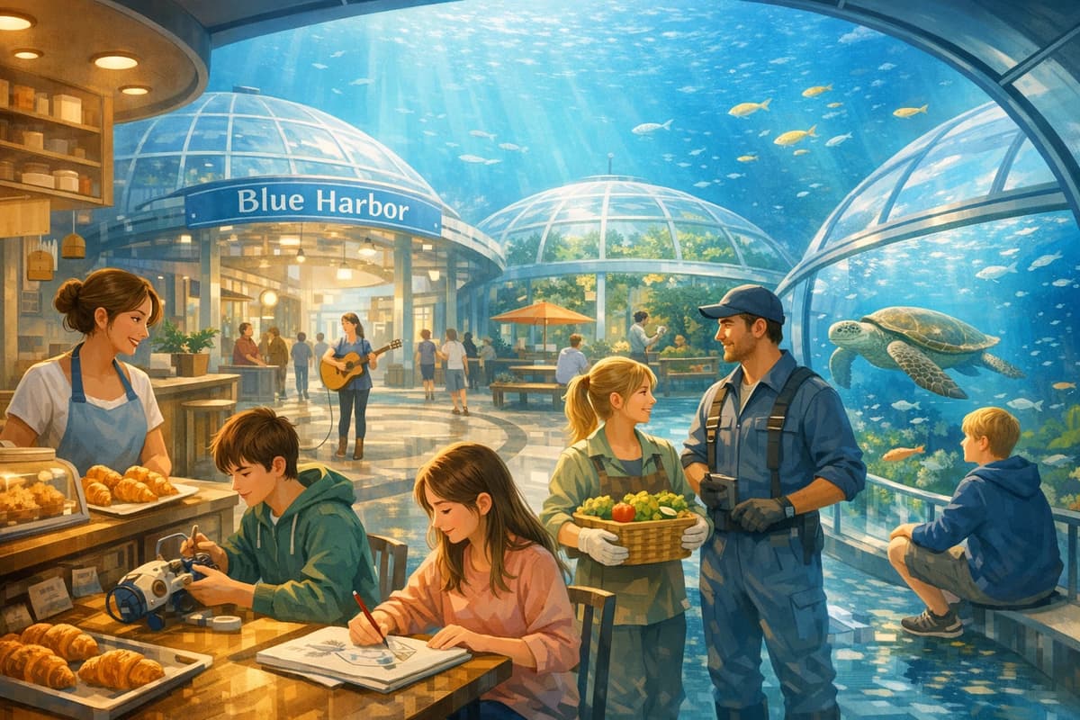 🌊 Blue Harbor – A Quiet City Underwater thumbnail