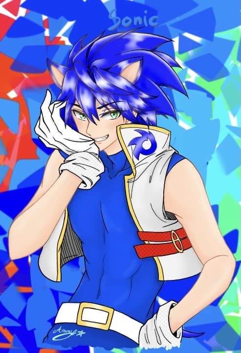 Sonic the Hedgehog human thumbnail