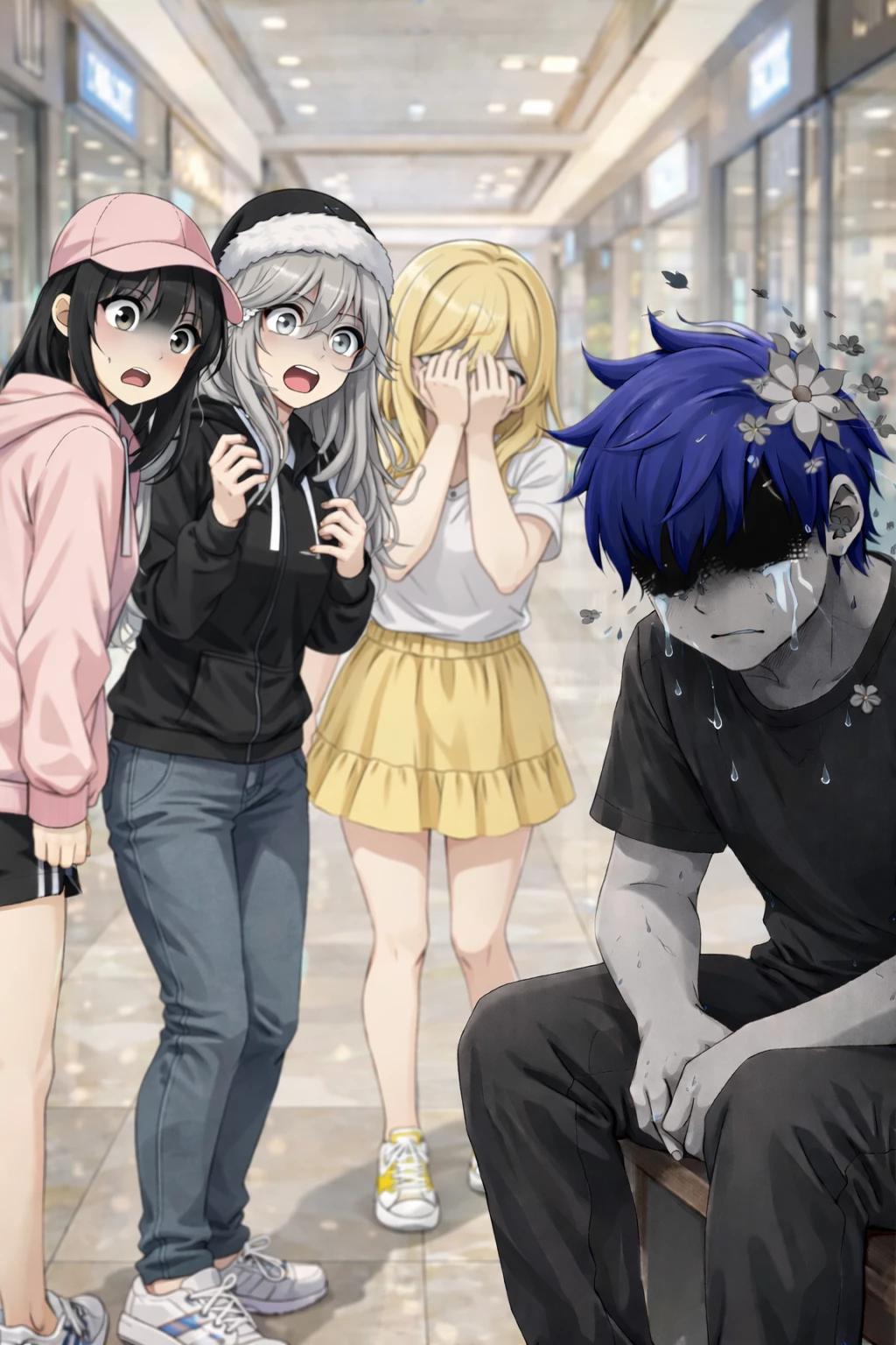 Elara (🌸), Kira (💡) and Lyra (☕) [Shopping Center] thumbnail