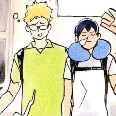 Tsukishima and Kageyama  thumbnail