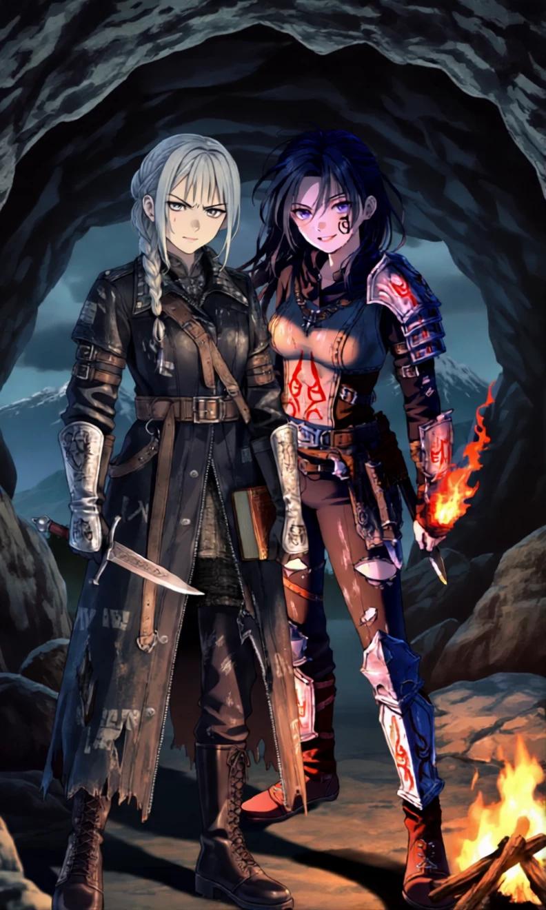 Kaelira and Nyxara, the Mage Huntresses thumbnail