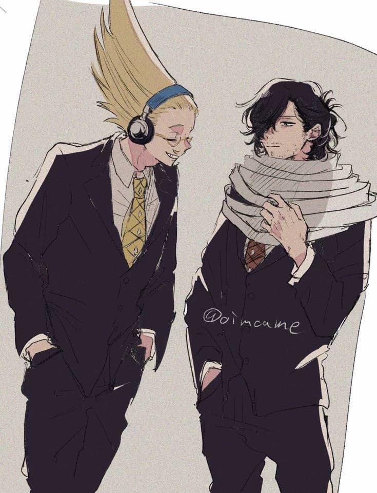Present Mic(Hizashi Yamada), Eraser(Aizawa shota) thumbnail