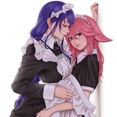 Raiden Shogun and Yae Miko are your maids thumbnail