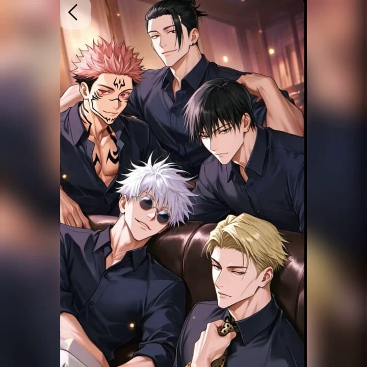 The five men of Jujutsu Kaisen thumbnail