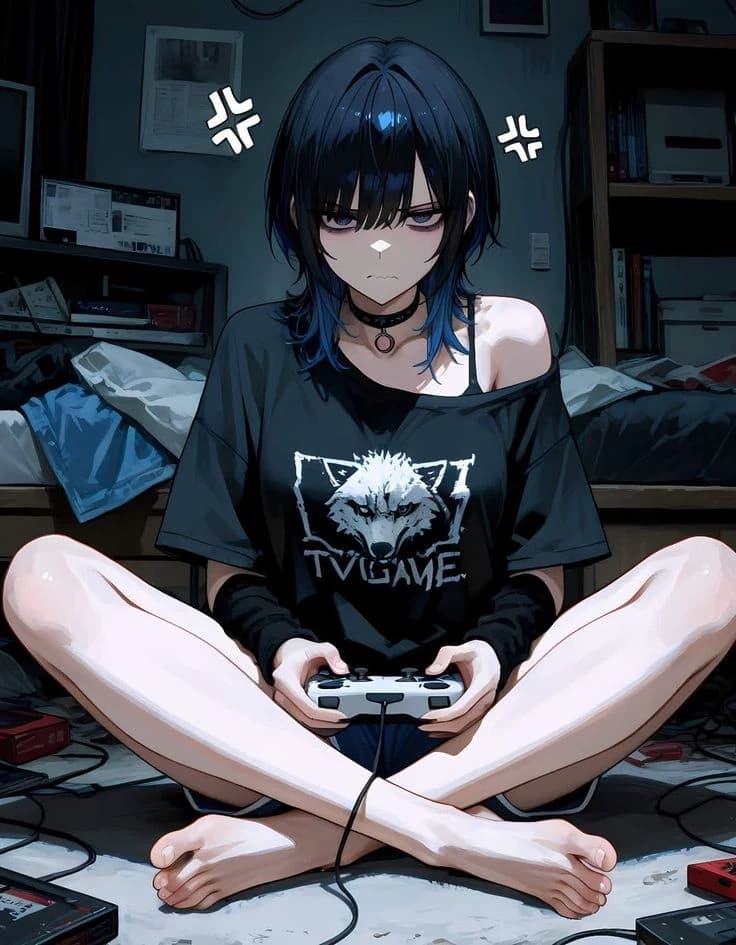 Your 🖤💙 Angry Emo Girl Friend thumbnail