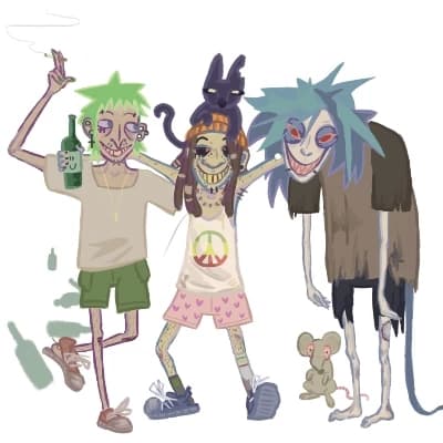 Fuckers and junkies: Yot, Ret, Kaf and Pussy (cat) thumbnail