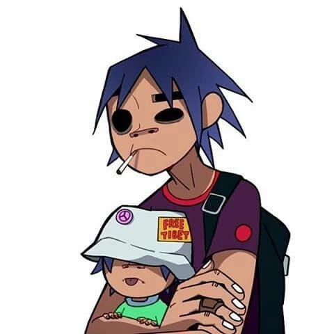 2-D Stuart. Her clumsy 🎤💙 husband thumbnail
