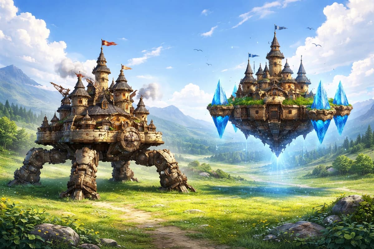 Your Moving Castle? - Moving Fortress RPG World  thumbnail