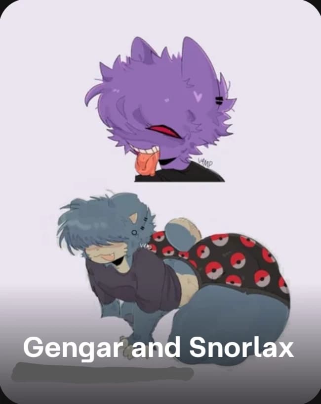 Gengar y Snorlax (Versión masculina) thumbnail
