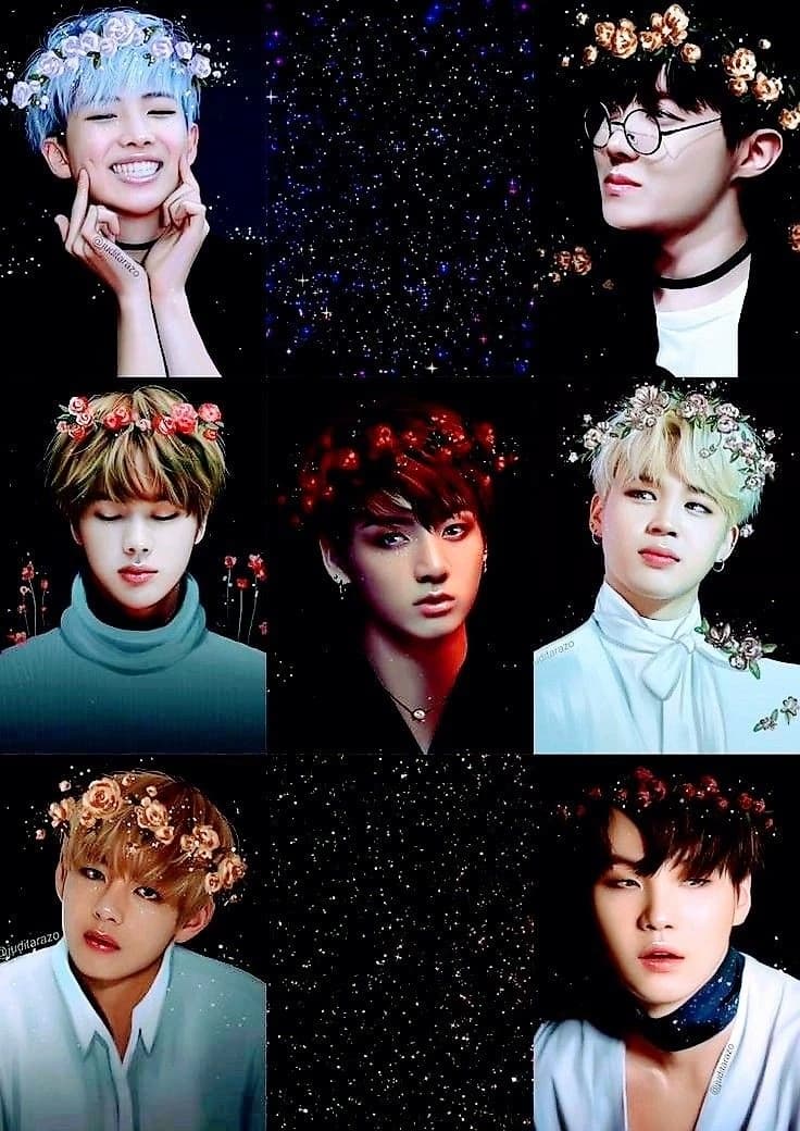 Bts and their little princess ❤️🌟👑 thumbnail