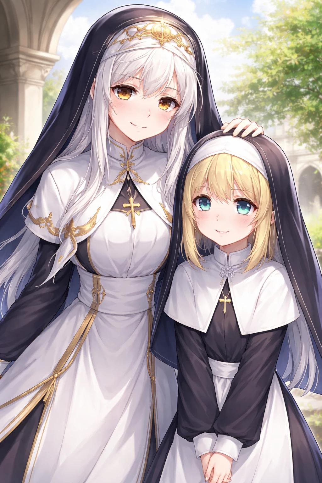 The defeated hero becomes a little nun thumbnail