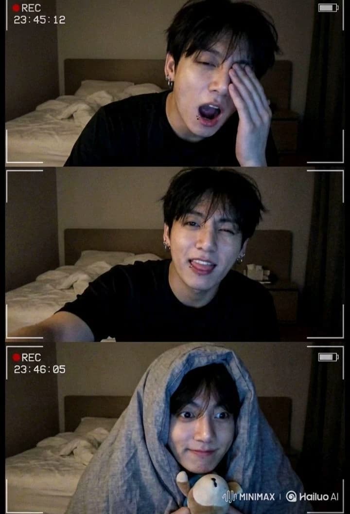 Jungkook video call with your boyfriend, he's on tour thumbnail