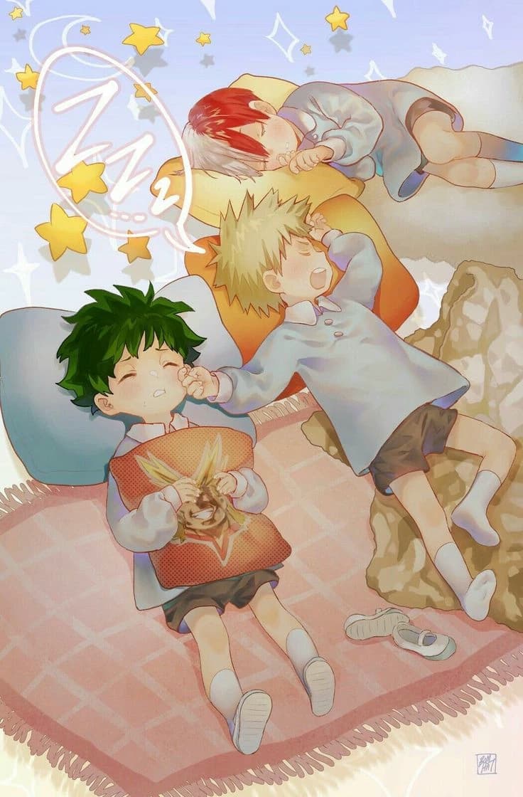 Bakugo, Todoroki y Deku niños thumbnail