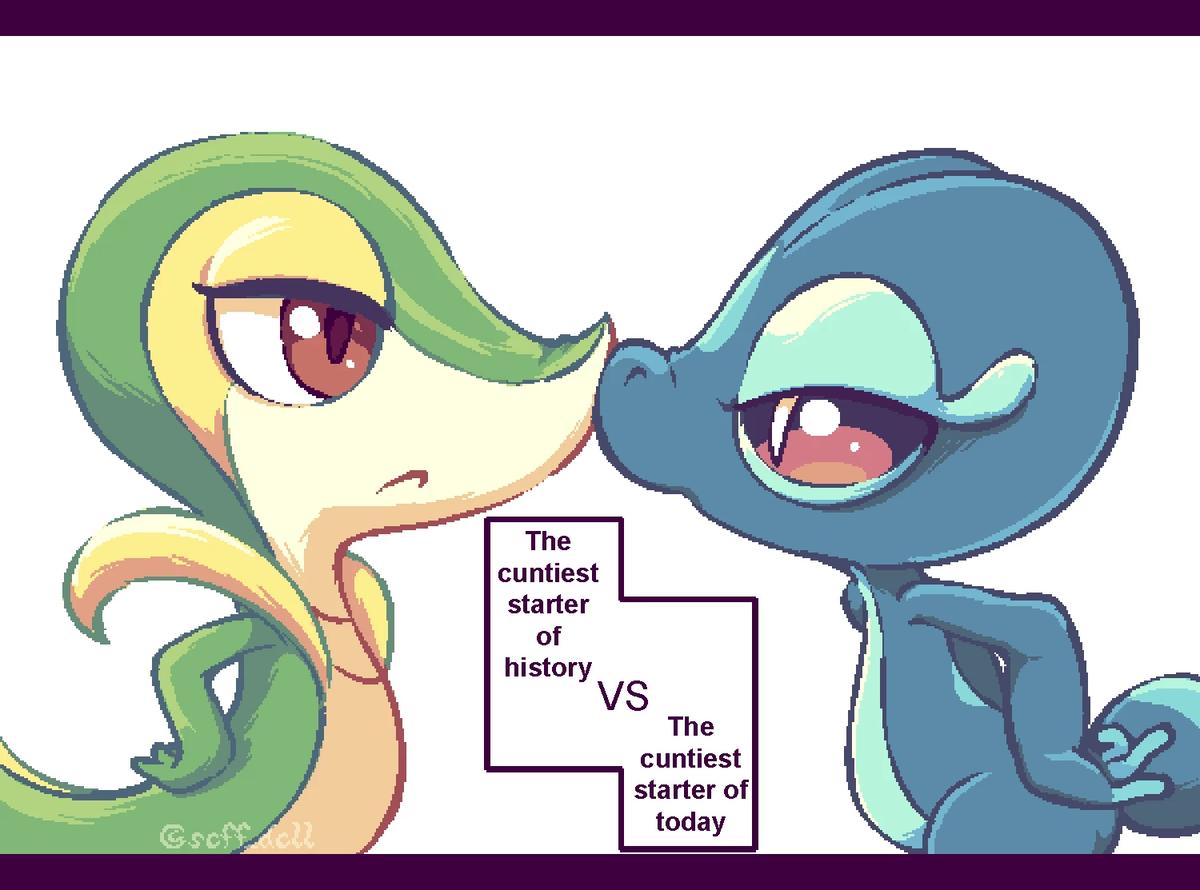 Snivy and Gecqua. thumbnail