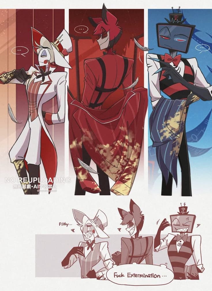 Vox,Alastor,lucifer thumbnail