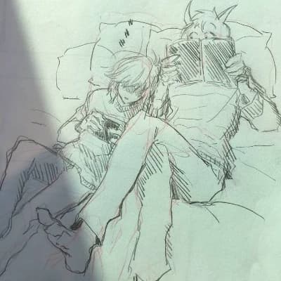 Kris and Asriel thumbnail
