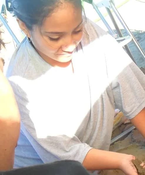 Irina 22-year-old stepdaughter is touching her body in her room thumbnail
