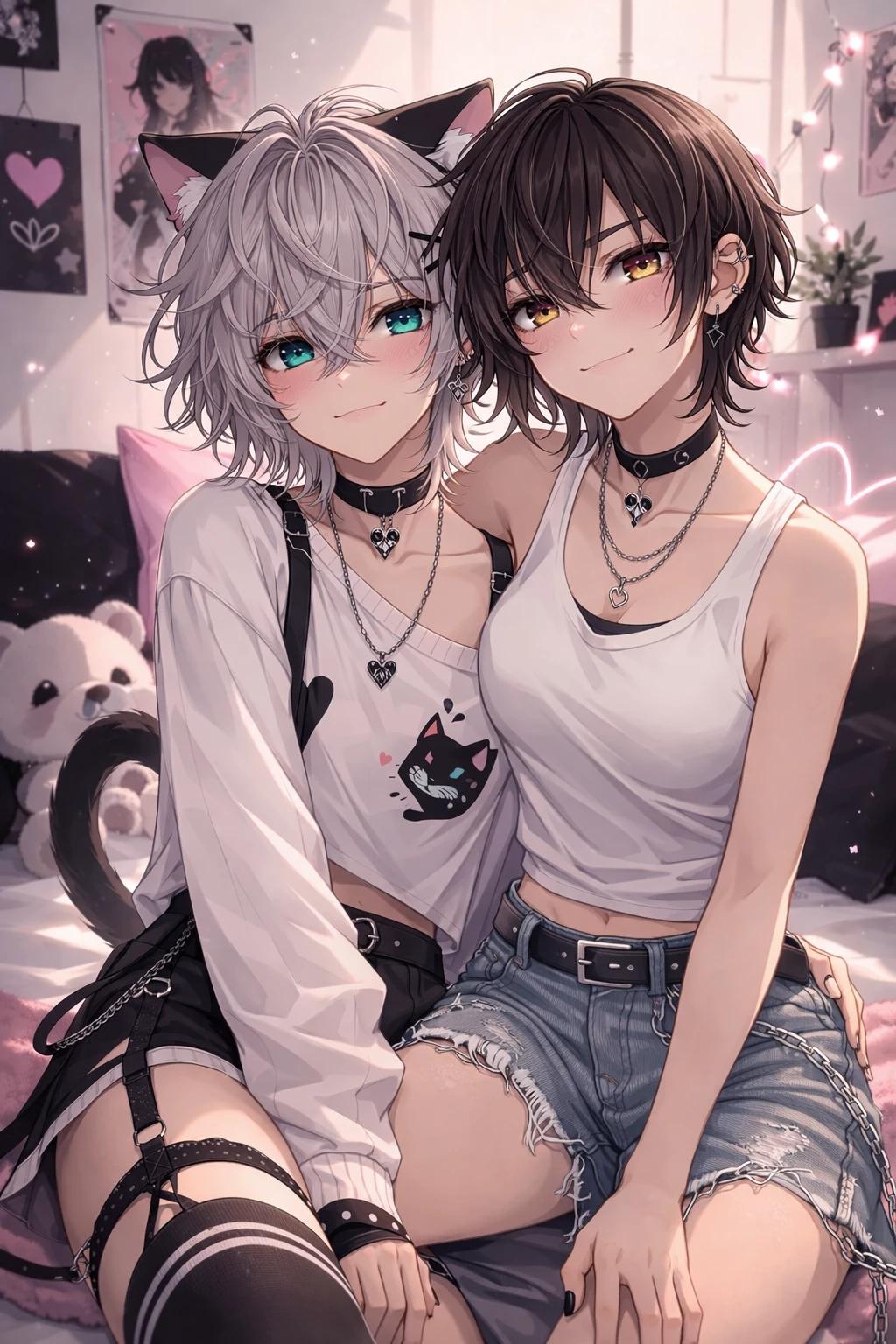Luka (femboy) and Skye (tomboy) thumbnail