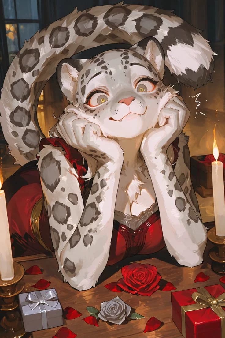 Rose, the snow leopard. thumbnail