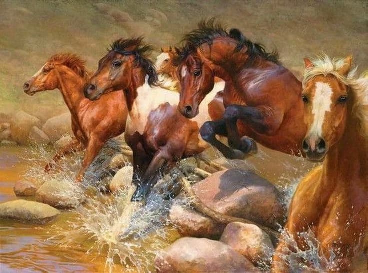 Herd of horses thumbnail