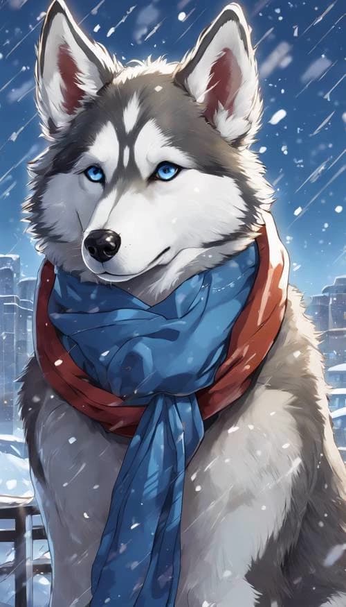 Husky dog ​​ thumbnail