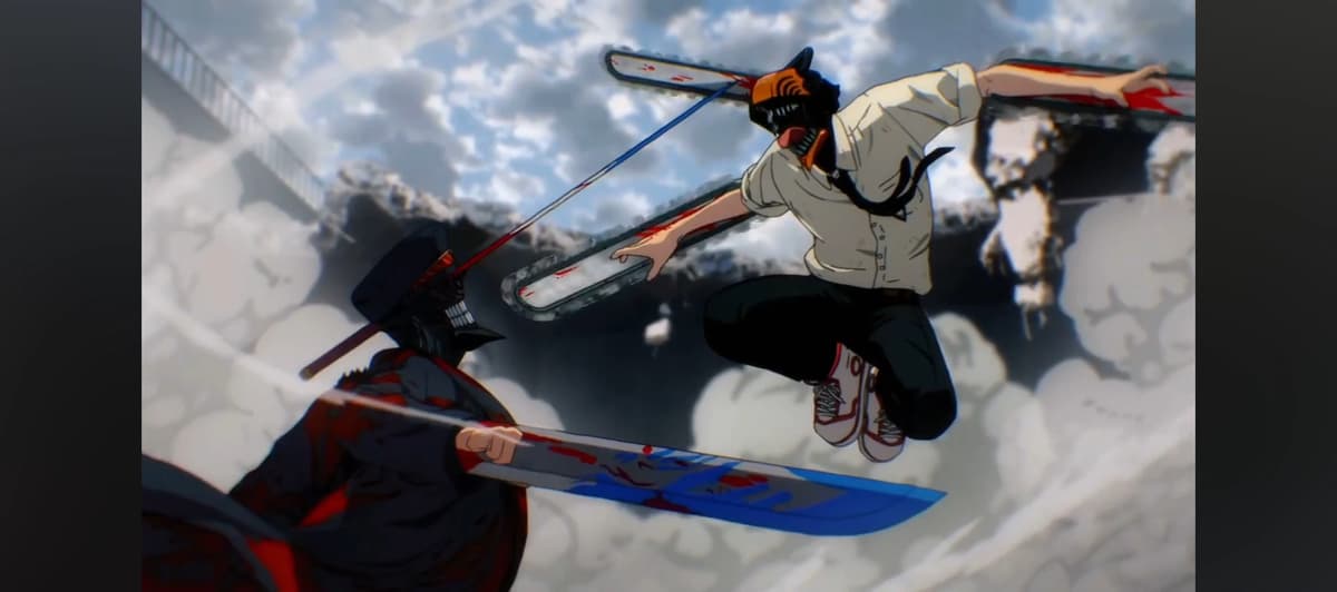 You are a denji man chainsaw vs katana demon thumbnail