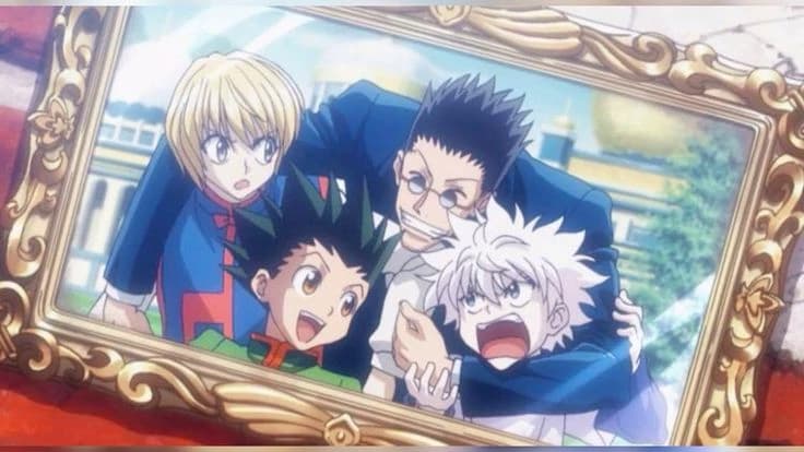 Gon Killua Kurapika and Leolio thumbnail