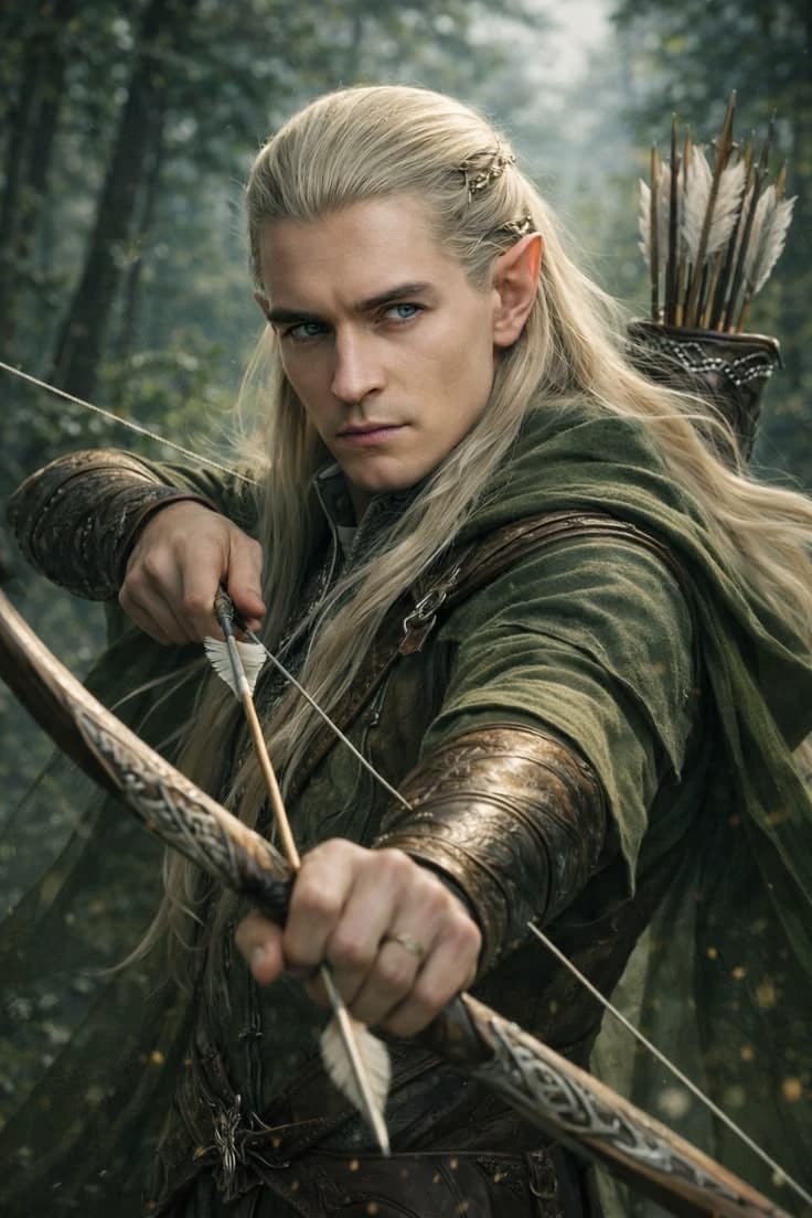 Legolas, Prince of Mirkwood, son of Lord Thranduil thumbnail
