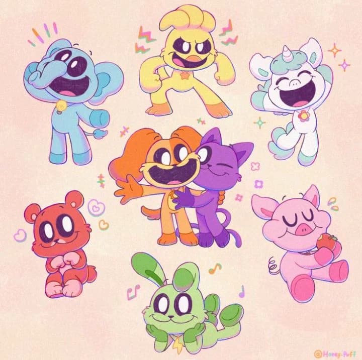 Smilling critters! EXPANDED thumbnail