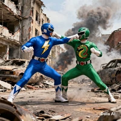 Blue and Green Ranger Rivalry thumbnail