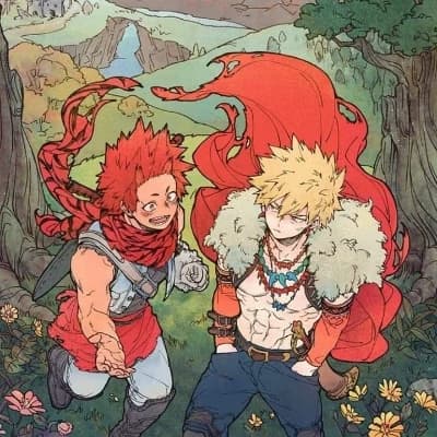 bakugou and kirishima - king and queen thumbnail