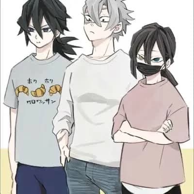Sanemi, Obanai, and Giyu thumbnail