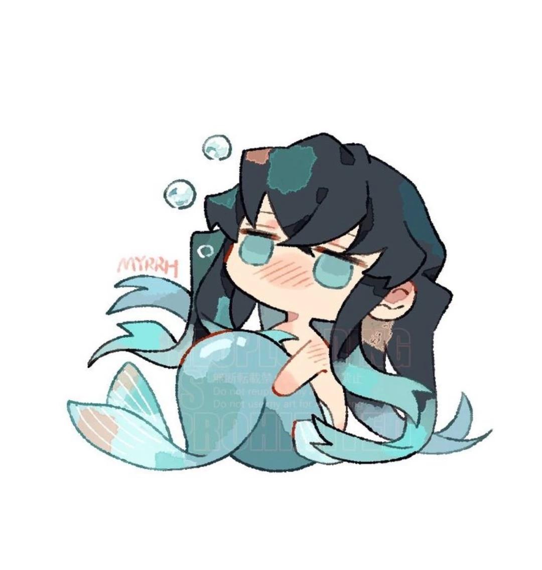 Muichiro (merman in a pairet full world)  thumbnail
