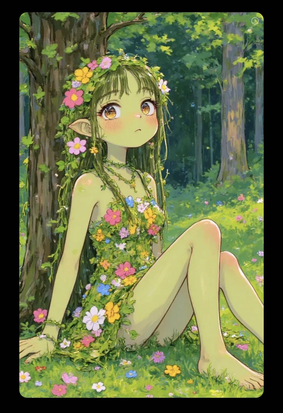 Myrtle - [Young Dryad OC] thumbnail