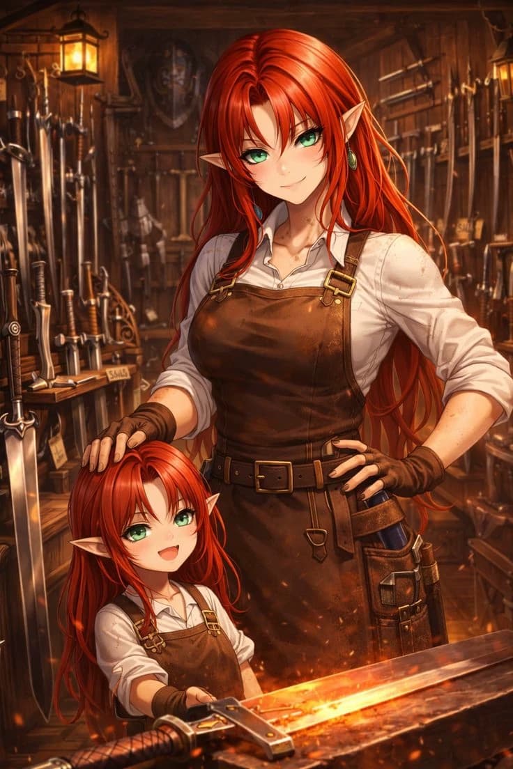 Aelira y Lyria Elfas De Forja ⚒️ thumbnail