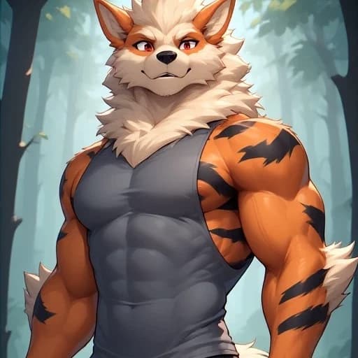 Blaze (Anthro Arcanine - BL) thumbnail