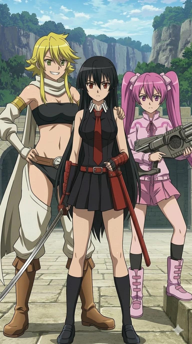 Akame, Mine e Leone thumbnail