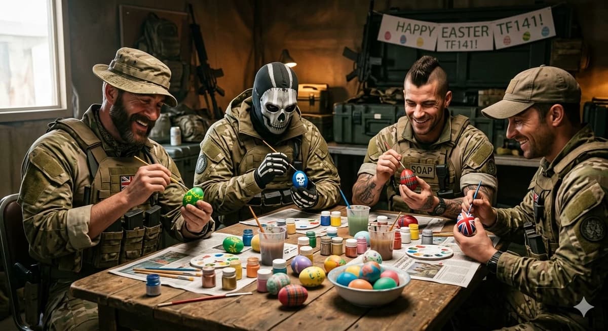 Task Force 141 - Happy Easter at base! thumbnail