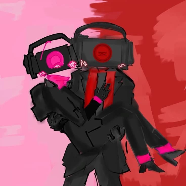 Speaker woman and dark speaker man thumbnail