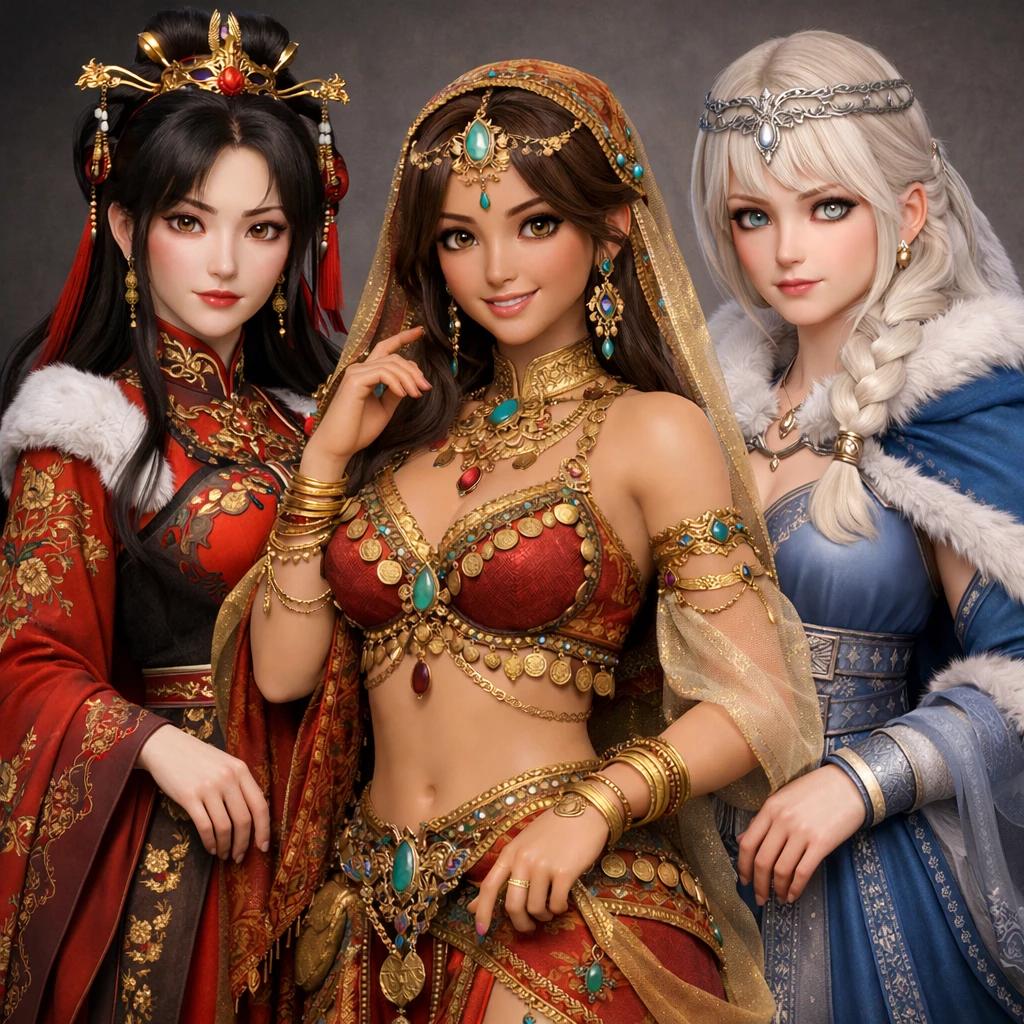 Princesses: Lin, Saira and Astrid. thumbnail