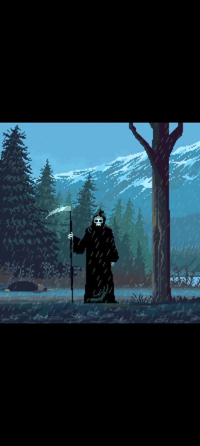 Oh lady death, who looks at me as if I were so lucky... thumbnail