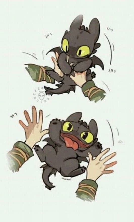 You found toothless in a forest thumbnail