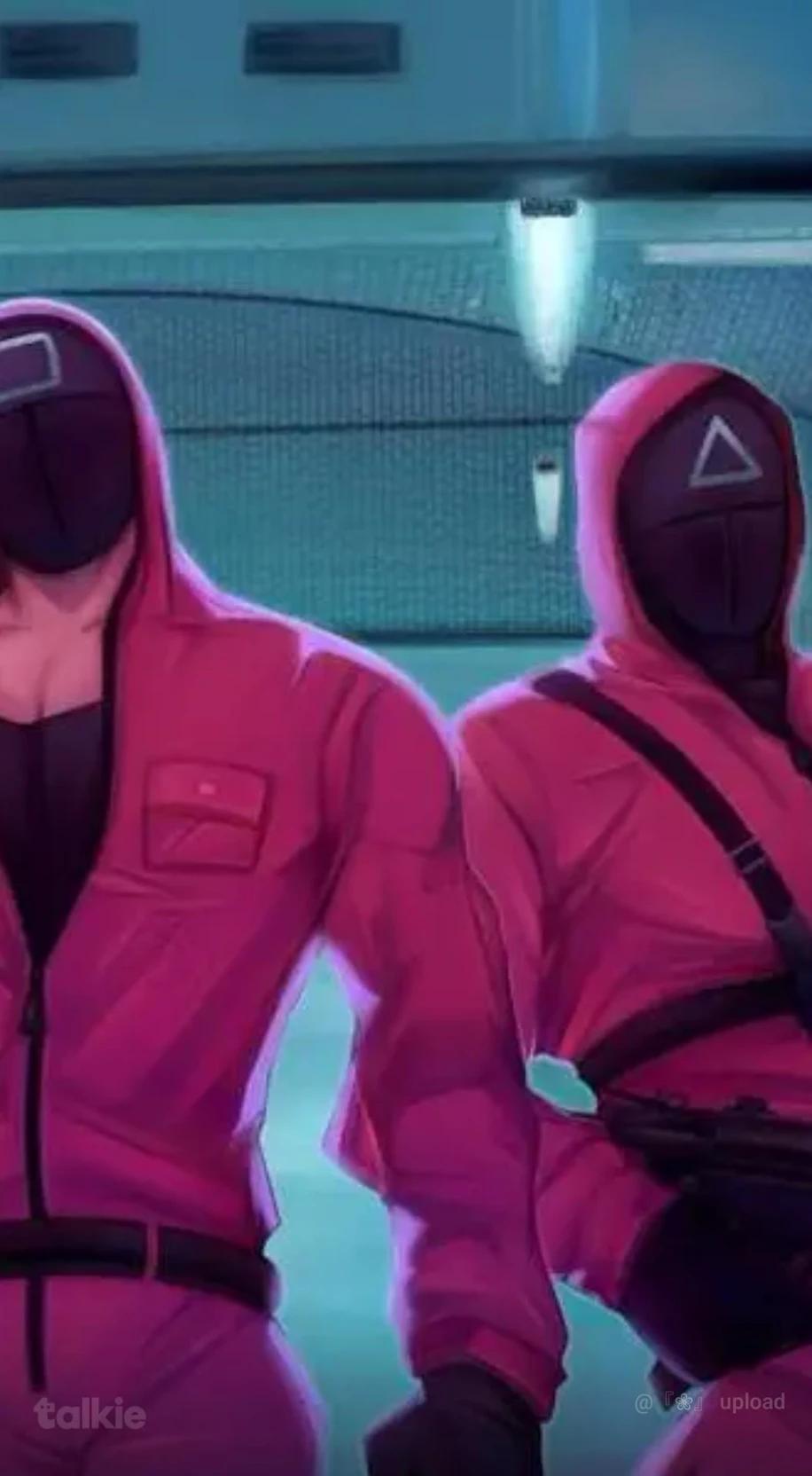 pink guards (Squid game)  thumbnail